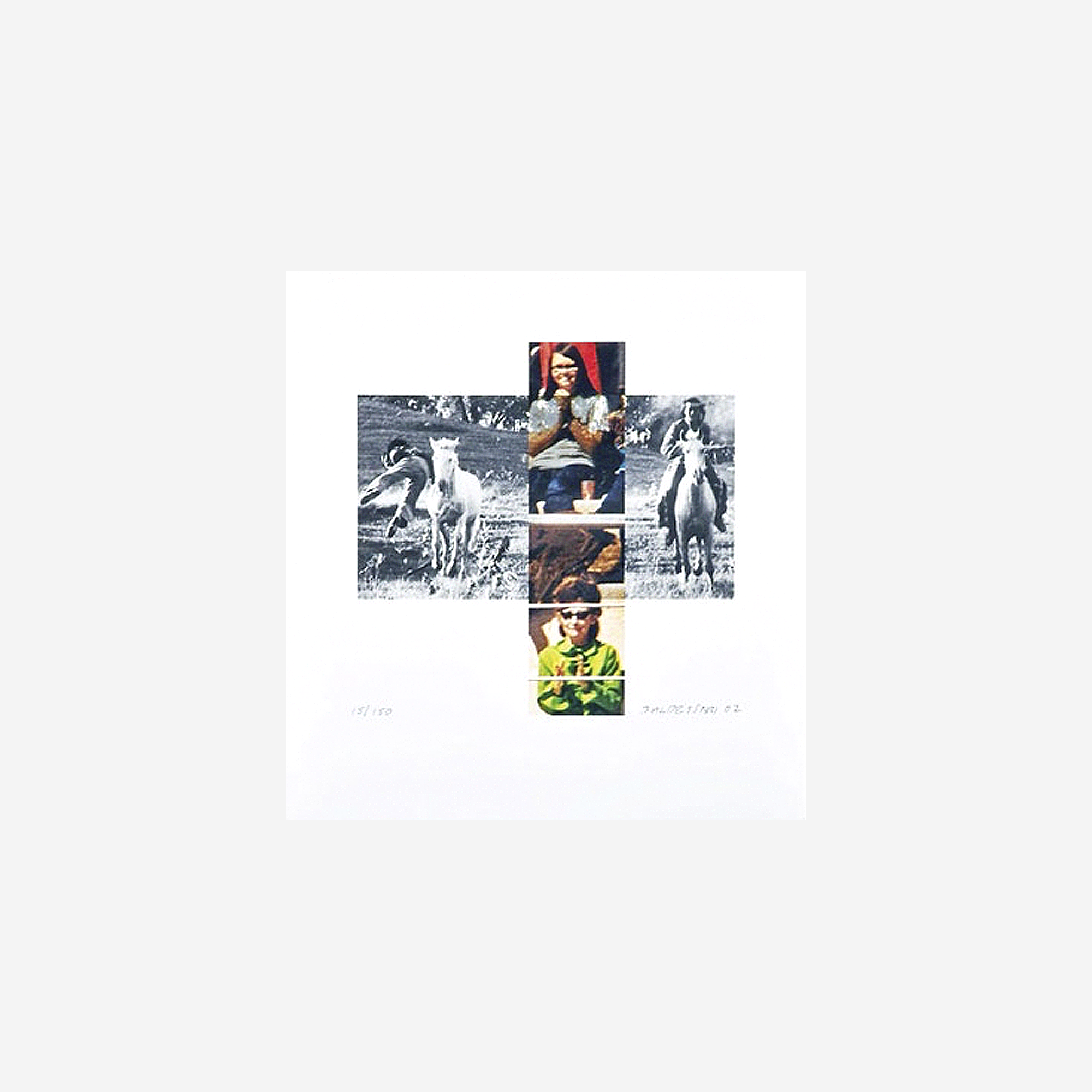 Intersection Series - Person On Horse And Person Falling From Horse